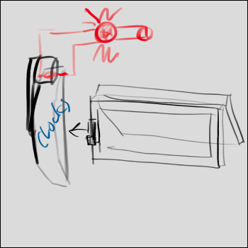 Window-lock that lights up when unlocked OR locked