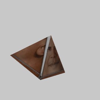 Had Obama prism be rotate-able based on user input on the Makey Makey