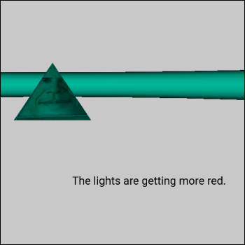 Changing the colour of the light hitting Obama prism via user input