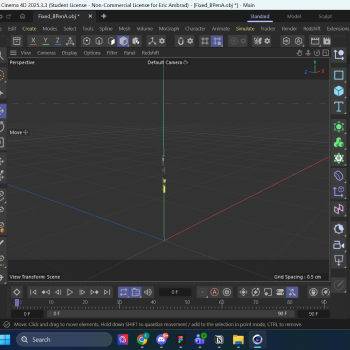 Whenever I brought any model from Meshmixer to C4D it would render it as something super small.